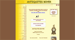 Desktop Screenshot of antiquitesboyer.com